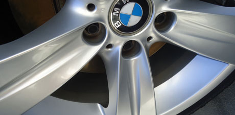 BMW wheel cleaned and detailed