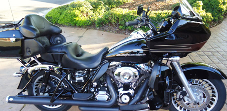 Motorcycle detailed and shining